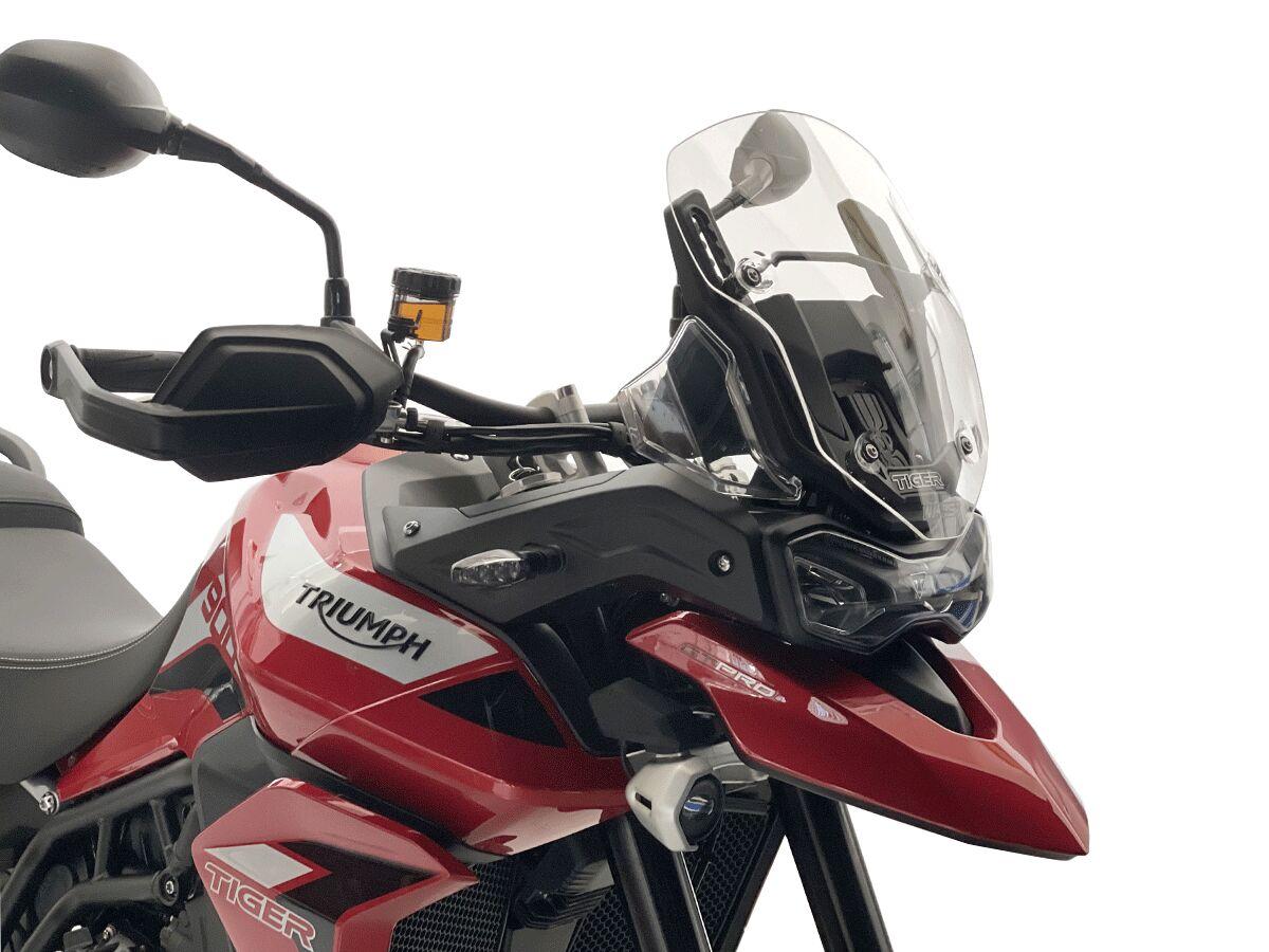 Wrs Clear Tr004t - Windscreen For Triumph Tiger 850 Abs 2022-2024 36 Cm (14-1/4")