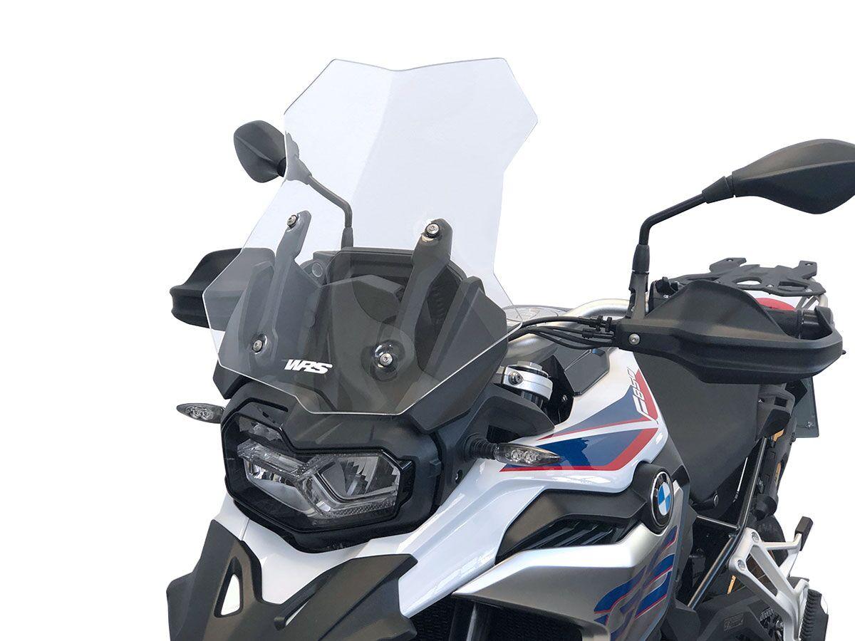 BM042T - WRS Windscreen For BMW F 750 GS ABS 2018-2023 44 cm (17-3/8") - Clear
