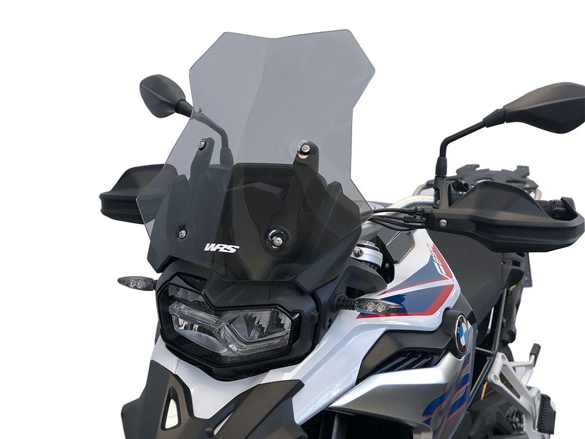 BM042F - WRS Windscreen For BMW F 750 GS ABS 2018-2023 44 cm (17-3/8") - Smoke