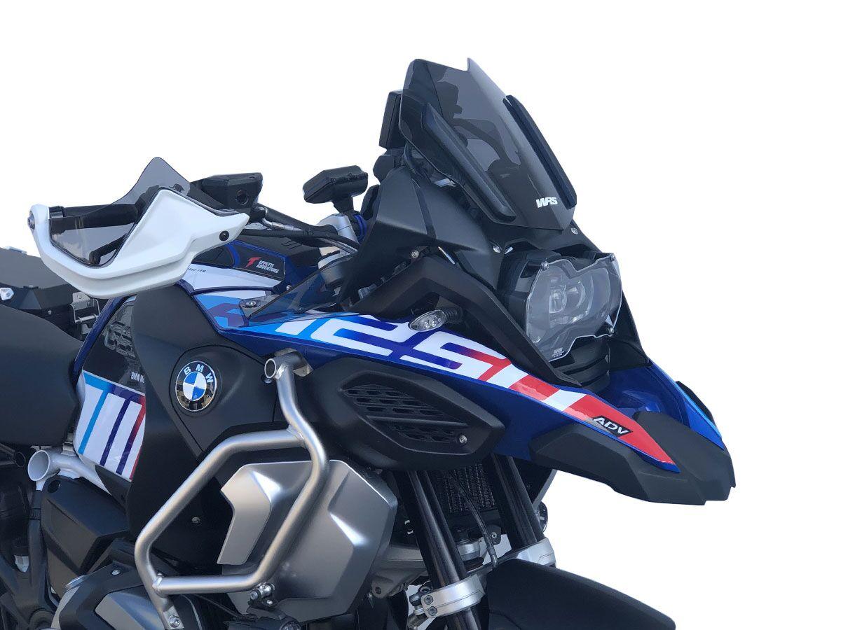 Wrs Dark Smoke Bm045fs - Windscreen For Bmw R 1200 Gs Abs 2013-2019 27 Cm (10-5/8")