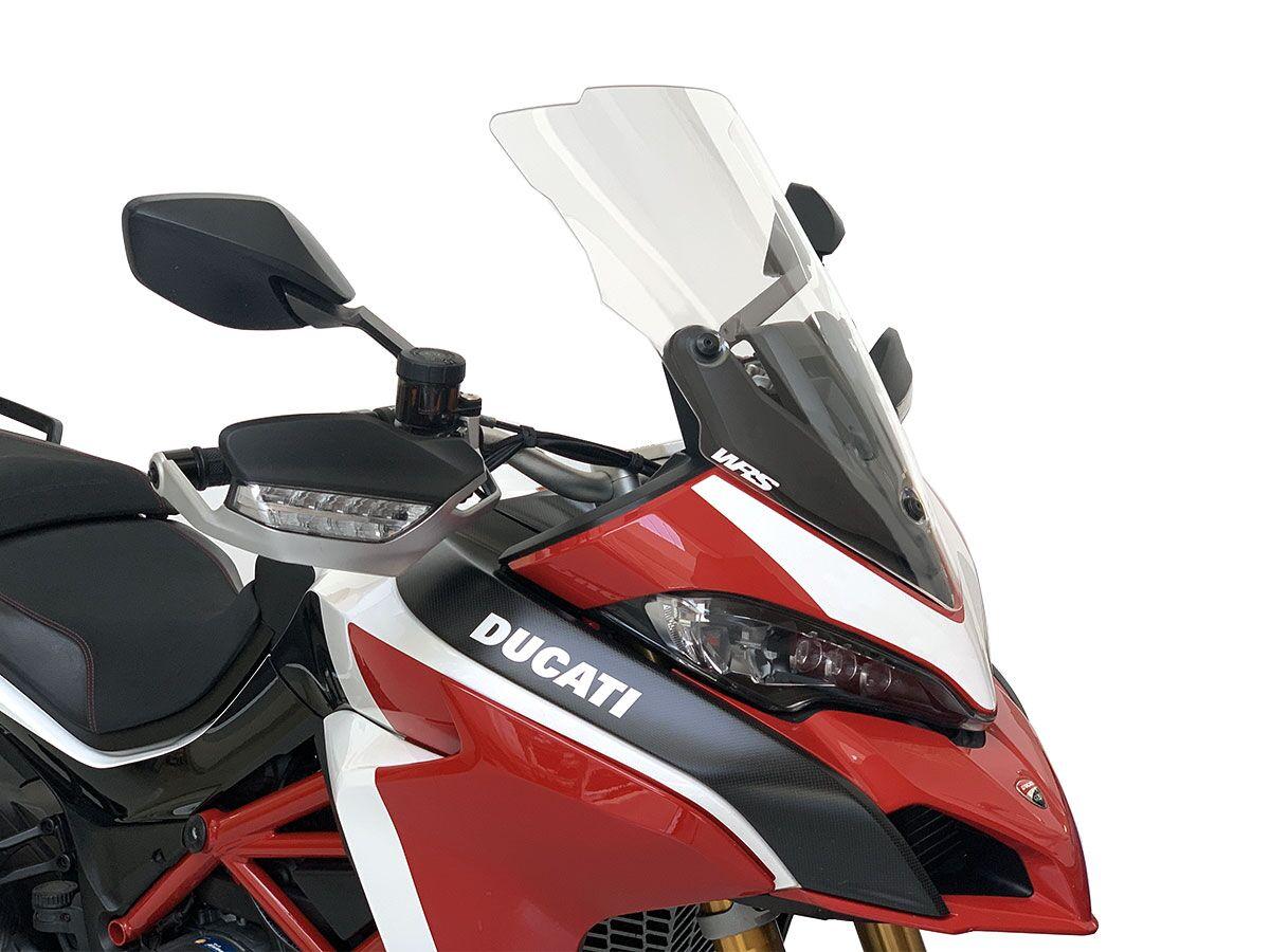 DU006T - WRS Windscreen For Ducati MultiStrada 1200 ABS 2015-2017 50 cm (19-3/4") - Clear