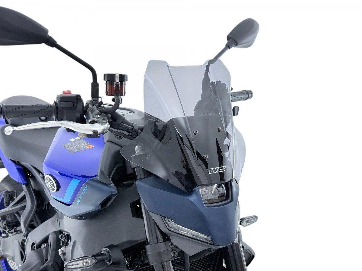 YA045FS - WRS Windscreen For Yamaha MT-09 ABS 2024-2025 - Dark Smoke
