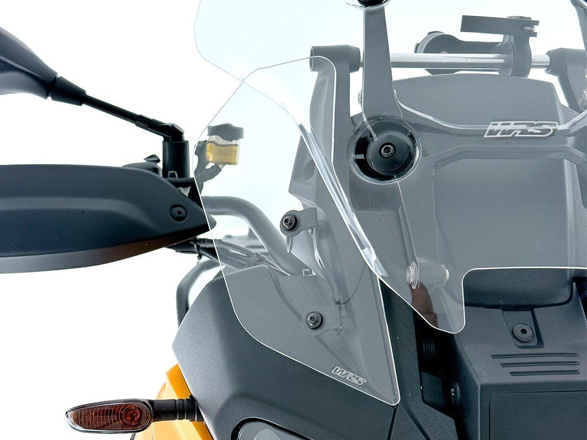 Wrs Clear Mg009t - Side Deflectors For Moto Guzzi Stelvio 1000 Abs 2024
