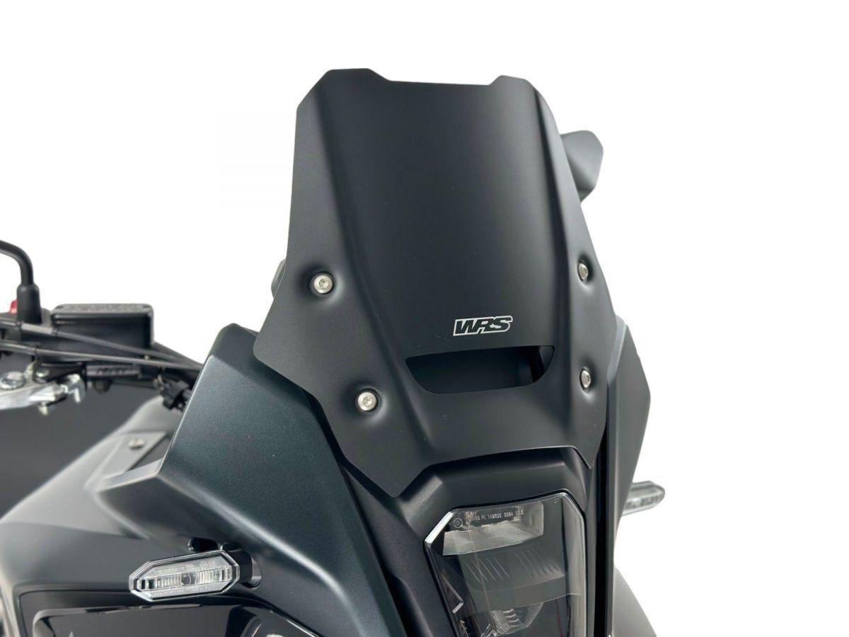 HO078NO - WRS Windscreen For Honda NX 500 A 2024-2026 27 cm (10-5/8") - Black