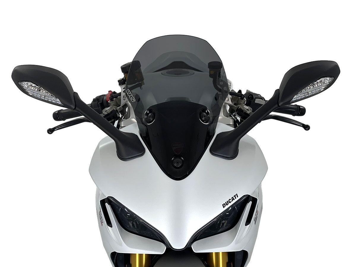 DU022FS - WRS Windscreen For Ducati SuperSport 939 ABS 2017-2020 37 cm (14-1/2") - Dark Smoke