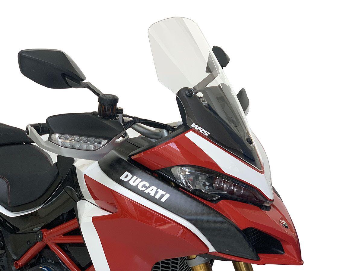 DU008T - WRS Windscreen For Ducati MultiStrada 1200 ABS 2015-2017 50 cm (19-3/4") - Clear