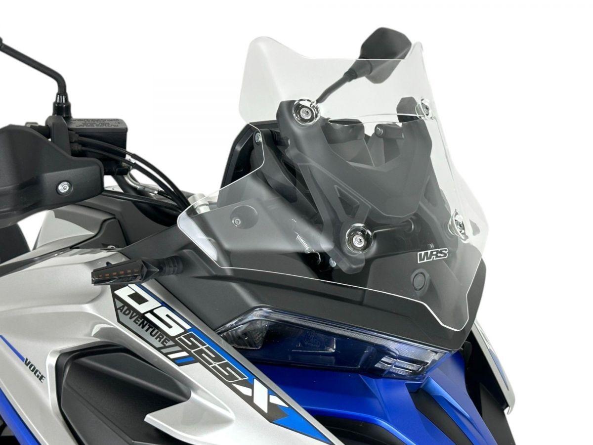 VO003T - WRS Windscreen For Voge Adventure 525 DSX ABS 2024 32.5 cm (12-3/4") - Clear