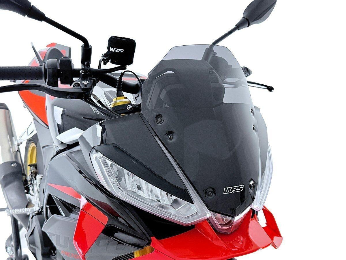 AP018FS - WRS Windscreen For Aprilia Tuono V4 1100 RR ABS 2025 - Dark Smoke