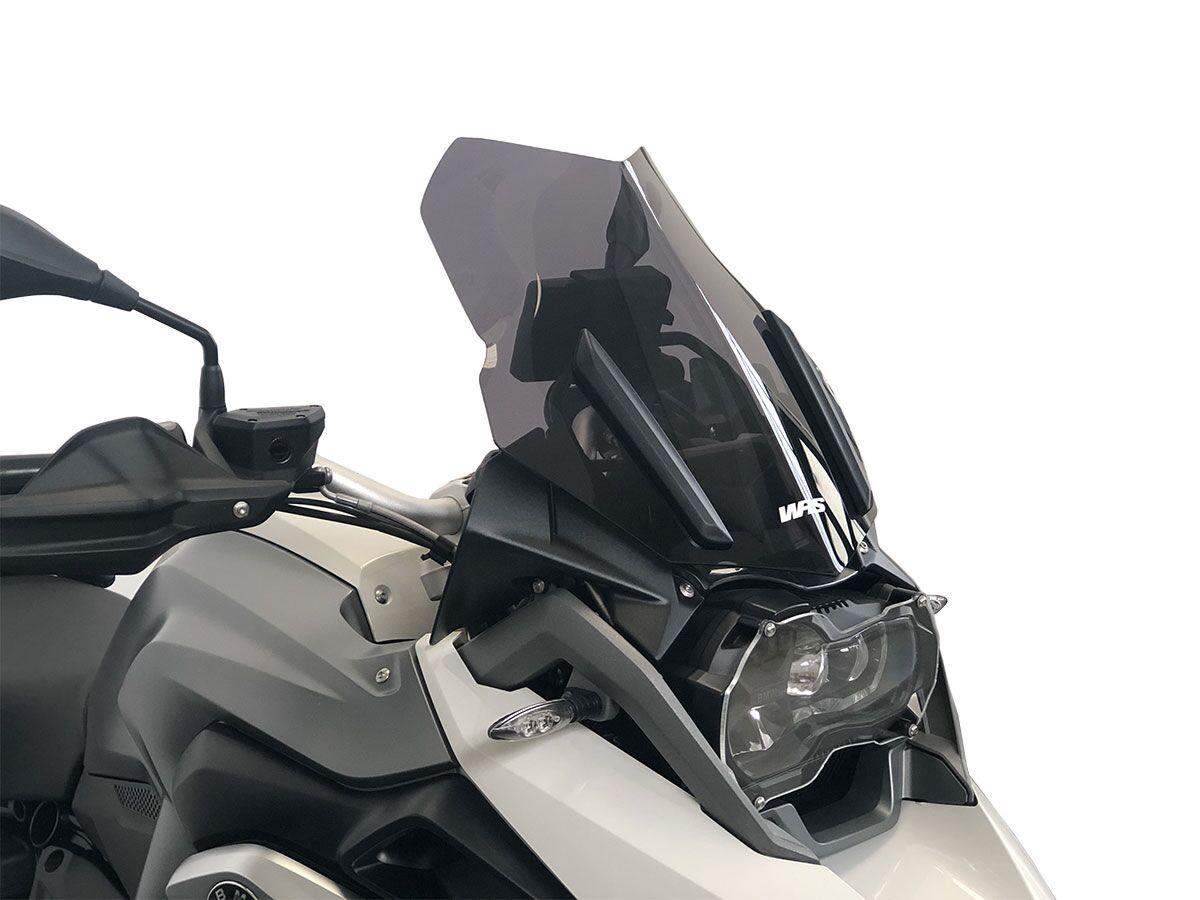 Wrs Dark Smoke Bm040fs - Windscreen For Bmw R 1200 Gs Abs 2013-2019 38.5 Cm (15-1/4")