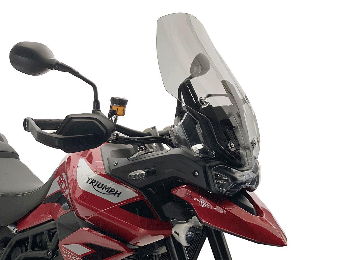Wrs Smoke Tr003f - Windscreen For Triumph Tiger 850 Abs 2022-2024 54 Cm (21-1/4")