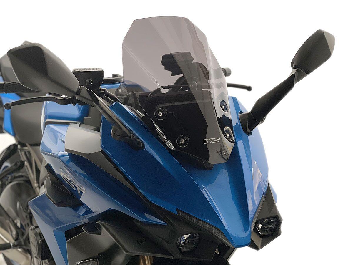 SU007FS - WRS Windscreen For Suzuki GSX-S 1000 ABS 2022-2024 - Dark Smoke