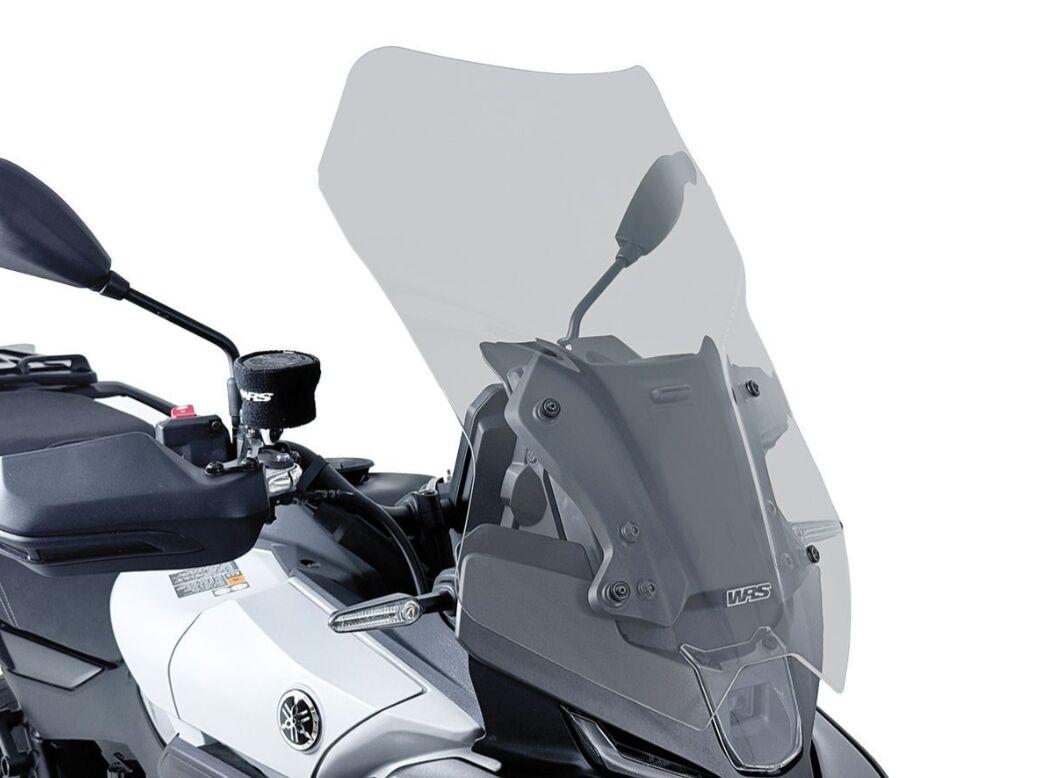 YA042F - WRS Windscreen Touring Yamaha For Yamaha MT-09 TR DXCS 2025 57.5 cm (22-5/8") - Smoke
