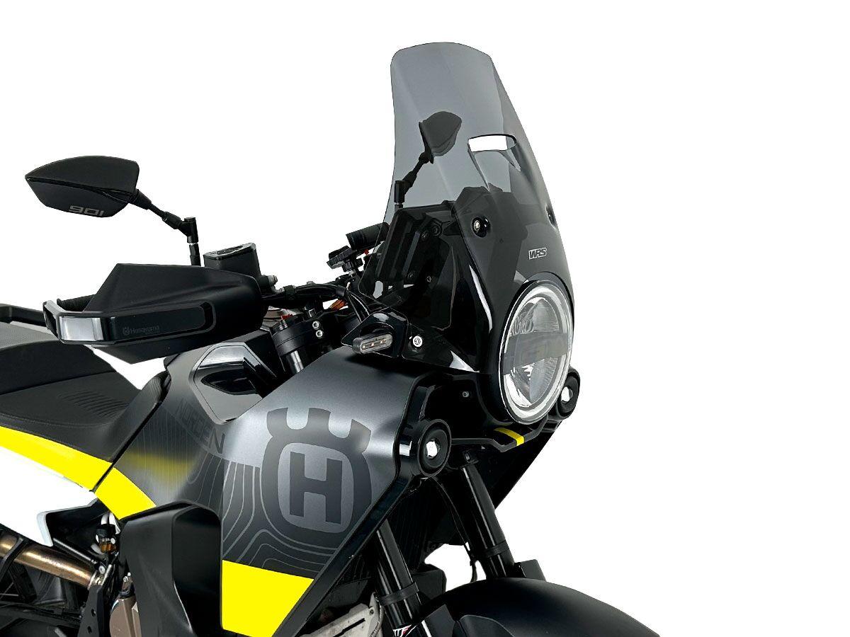 HU002FS - WRS Motorcycle Fairing Windscreen For Husqvarna Norden 901 ABS 2022-2024 33.5 cm (13-1/4") - Dark Smoke