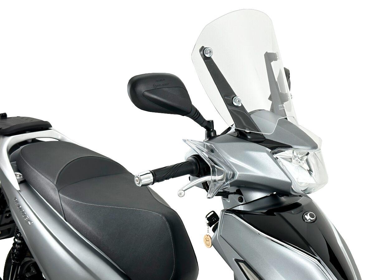 KY002T - WRS Windscreen For Kymco People 125 S 2014-2016 29 cm (11-1/2") - Clear