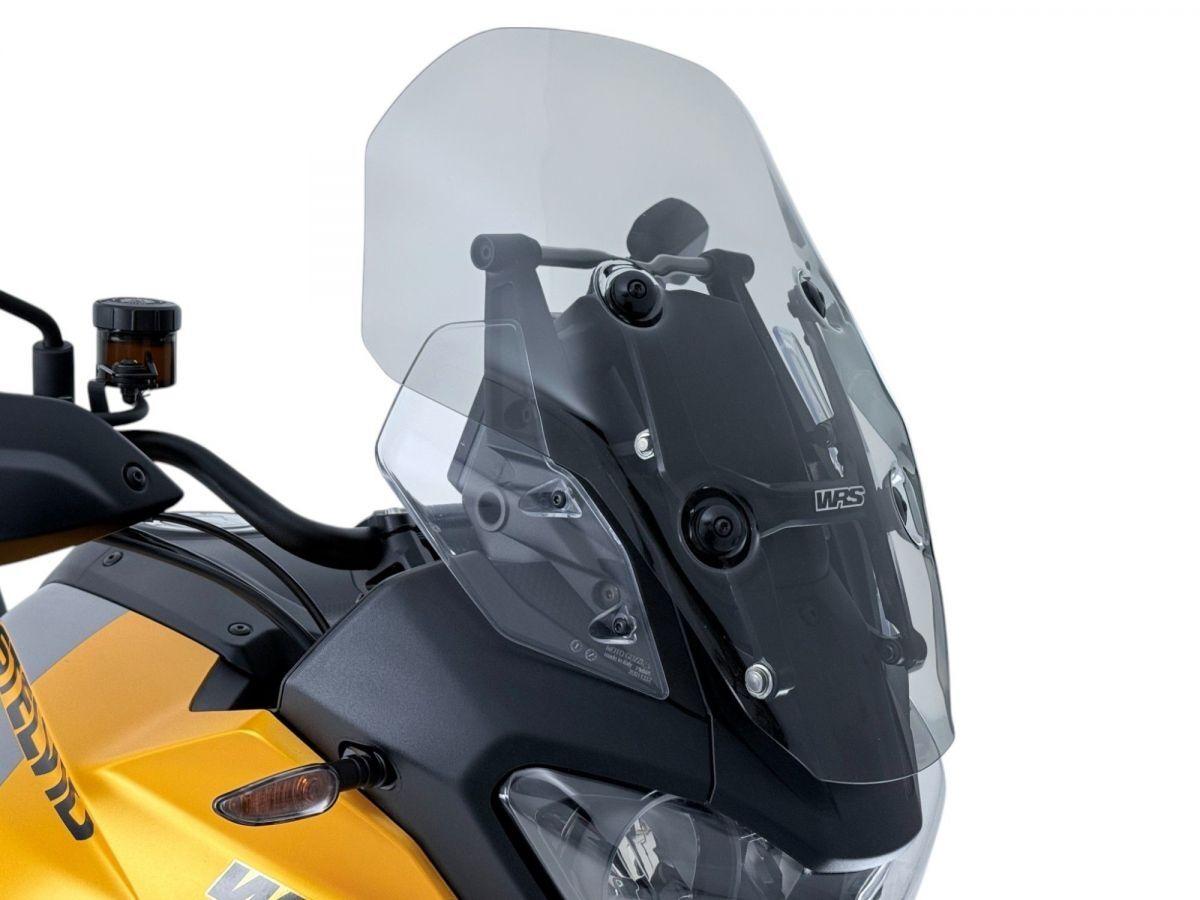 MG005F - WRS Windscreen Touring Stelvio For Moto Guzzi STELVIO 1000 ABS 2024-2025 48 cm (18-7/8") - Smoke