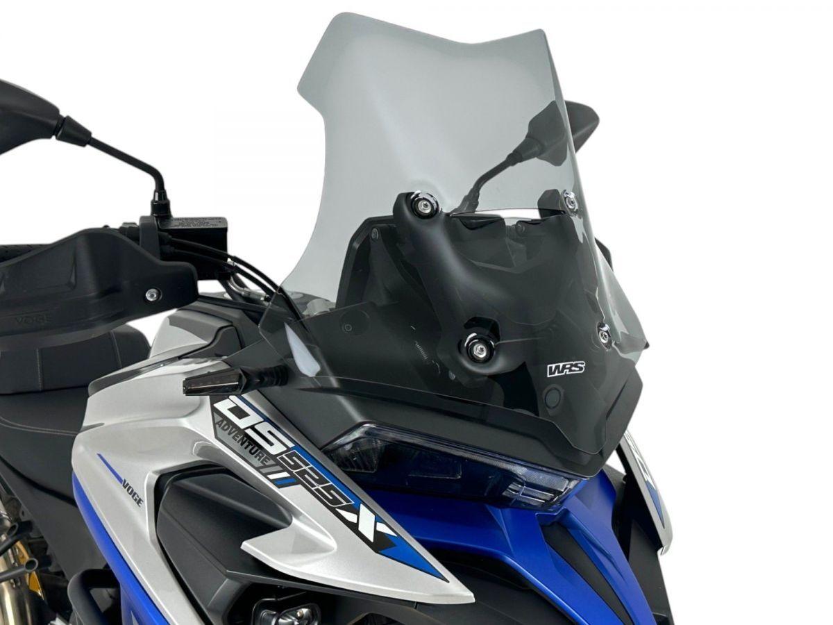 VO002F - WRS Windscreen For Voge Adventure 525 DSX ABS 2024 44.5 cm (17-1/2") - Smoke