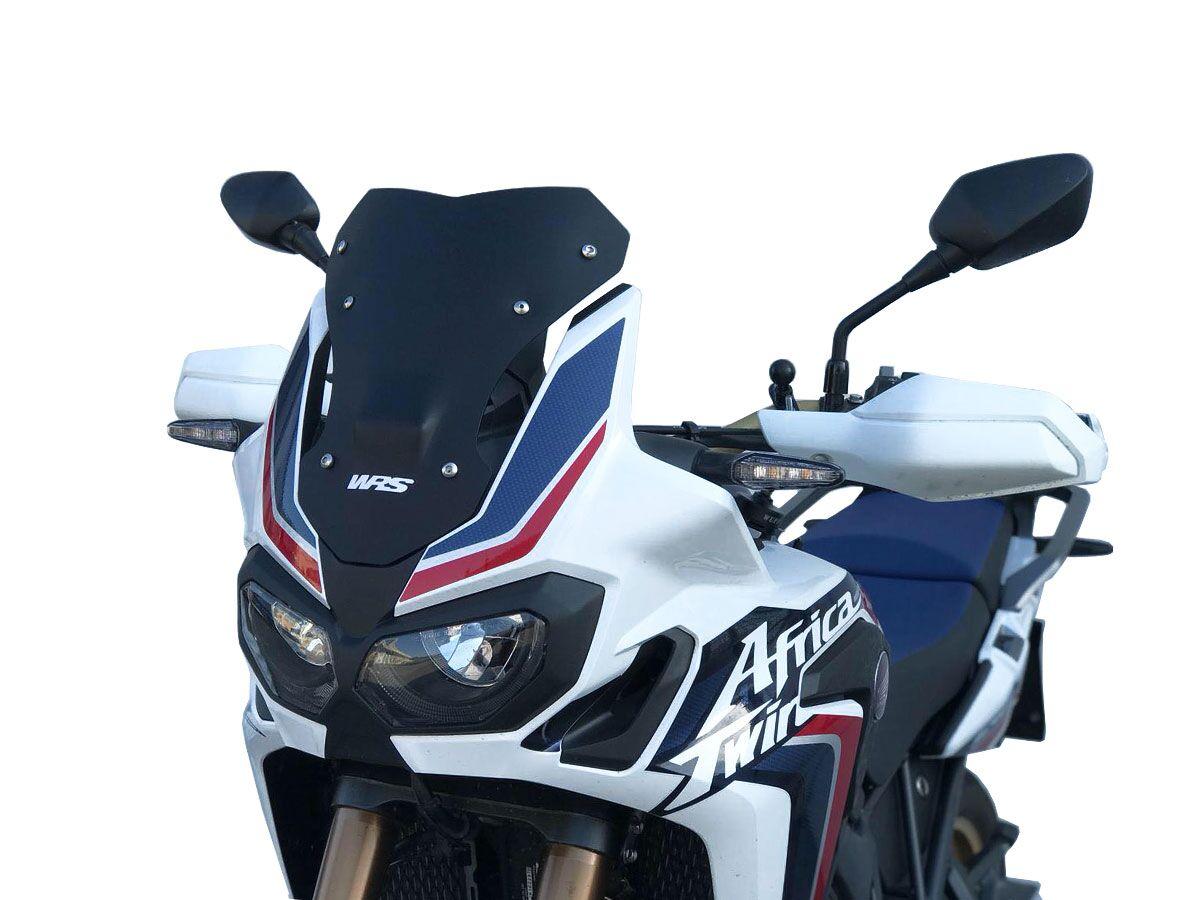 HO006NO - WRS Windscreen For Honda CRF1000 L 2016-2019 31.5 cm (12-3/8") - Black