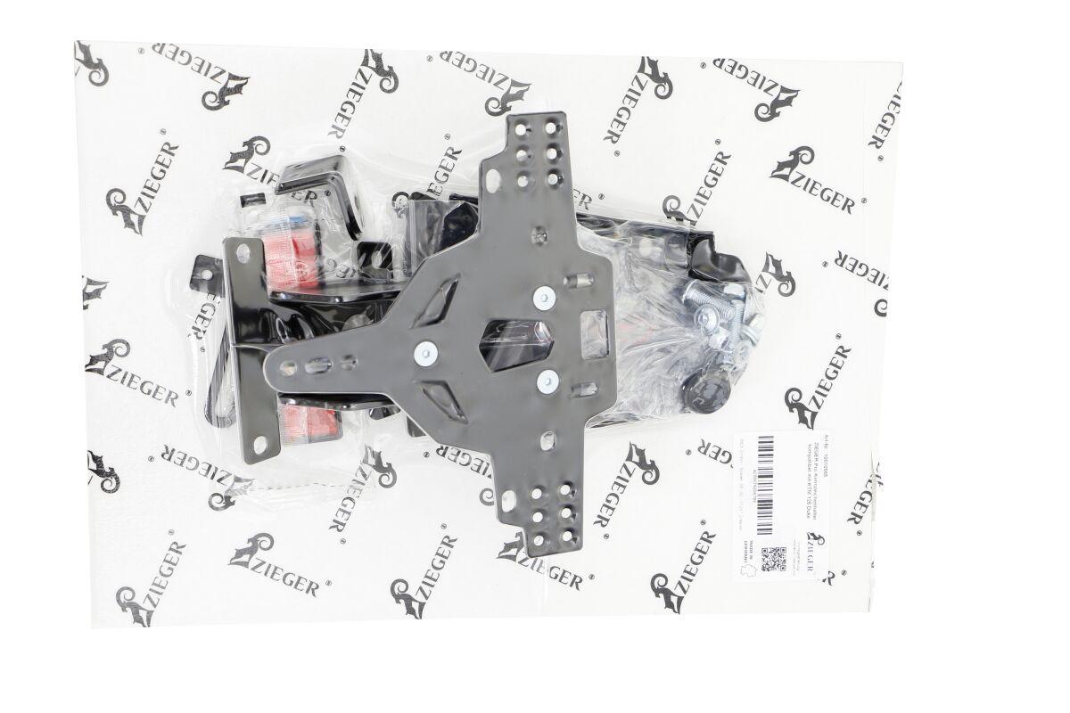 10010727 - Zieger PRO Tail Unit Type C For Harley Davidson FLSTFBS 1800 ABS 2017 Rear