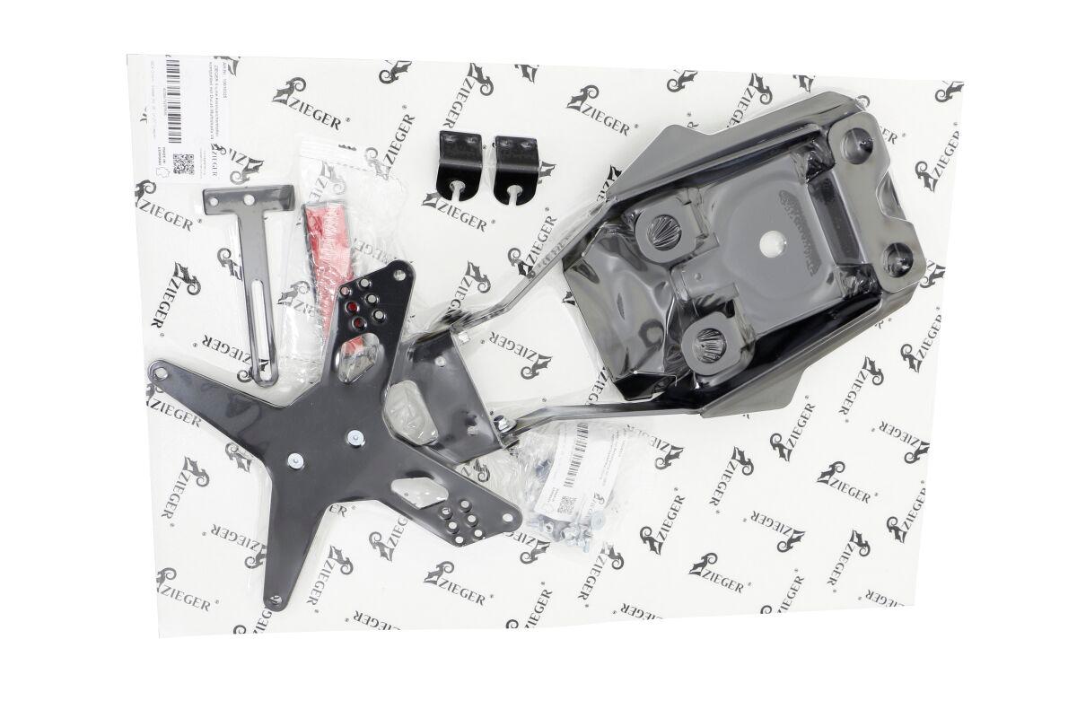 10010325 - Zieger X-Line Tail Unit Type E For Harley Davidson FXDC 1584 Dyna Super Glide Custom 2012
