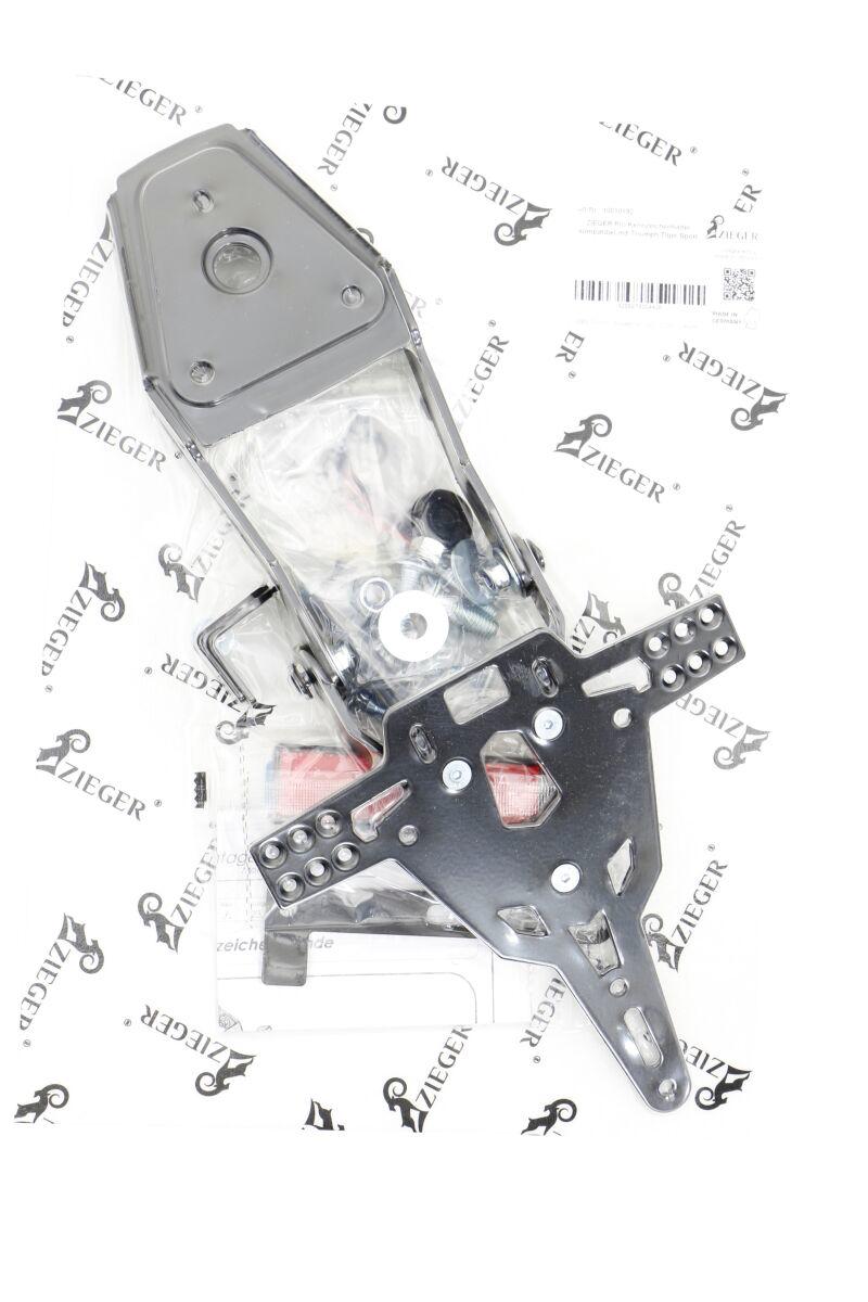 10010609 - Zieger PRO Tail Unit Type A For Harley Davidson FLSTF 1690 2014 Rear
