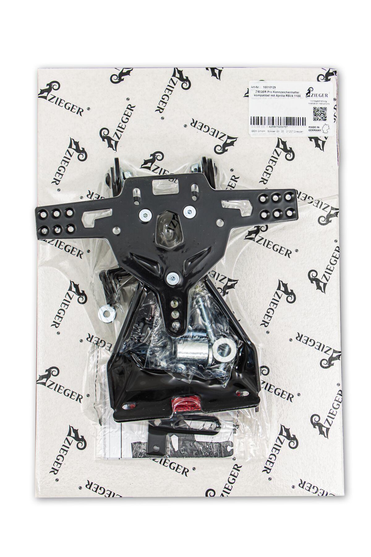 10010129 - Zieger PRO Tail Unit Type D For Aprilia RSV4 1100 ABS 2022-2024 Rear