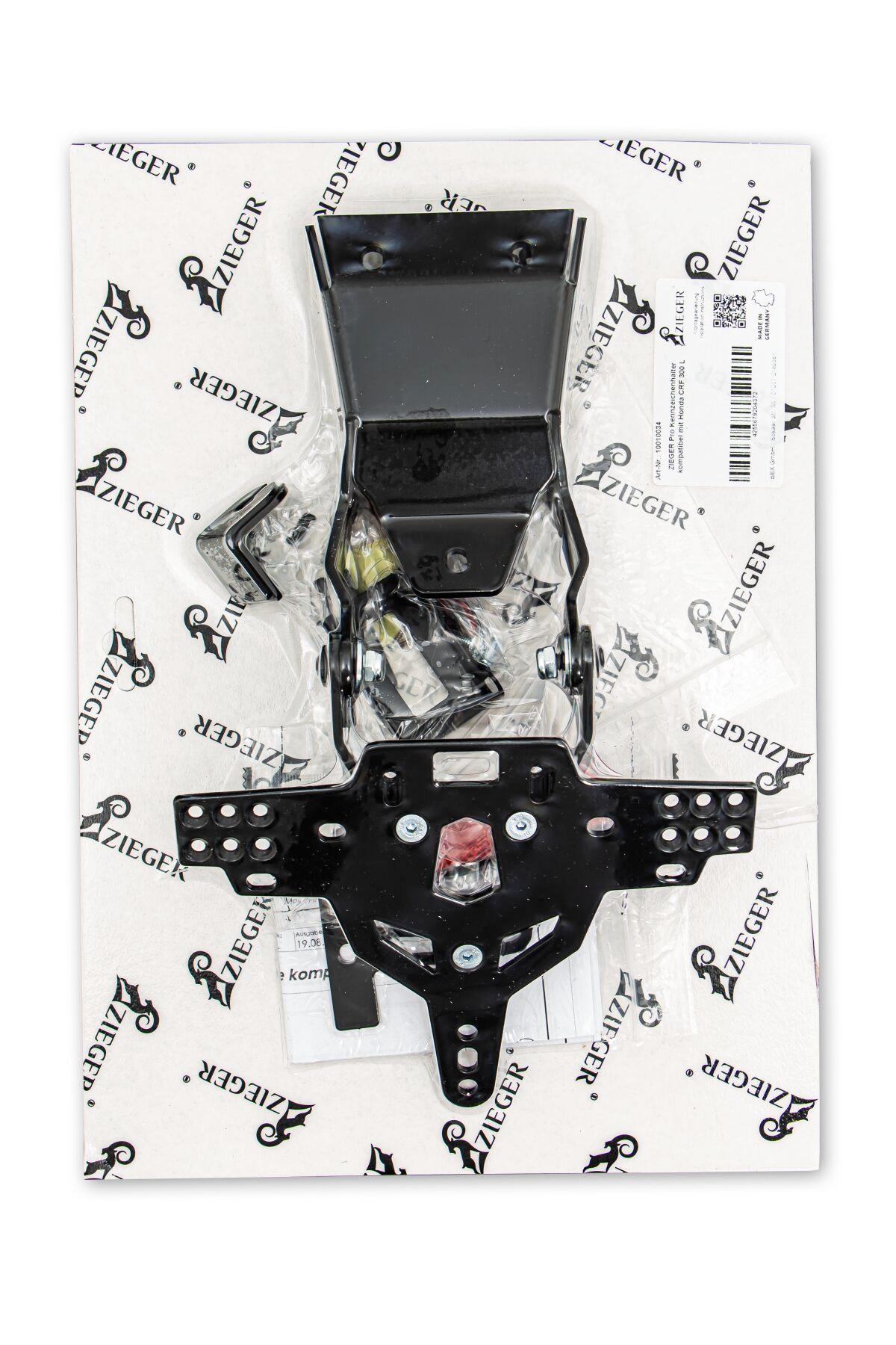 10010034 - Zieger PRO Tail Unit Type C For Honda CRF300L 2021-2026 Rear