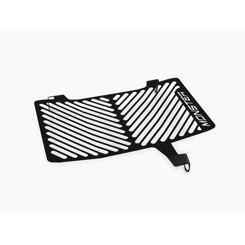 Zieger Black 10008296 - Radiator Guard For Ducati Monster 937 Abs 2021-2025