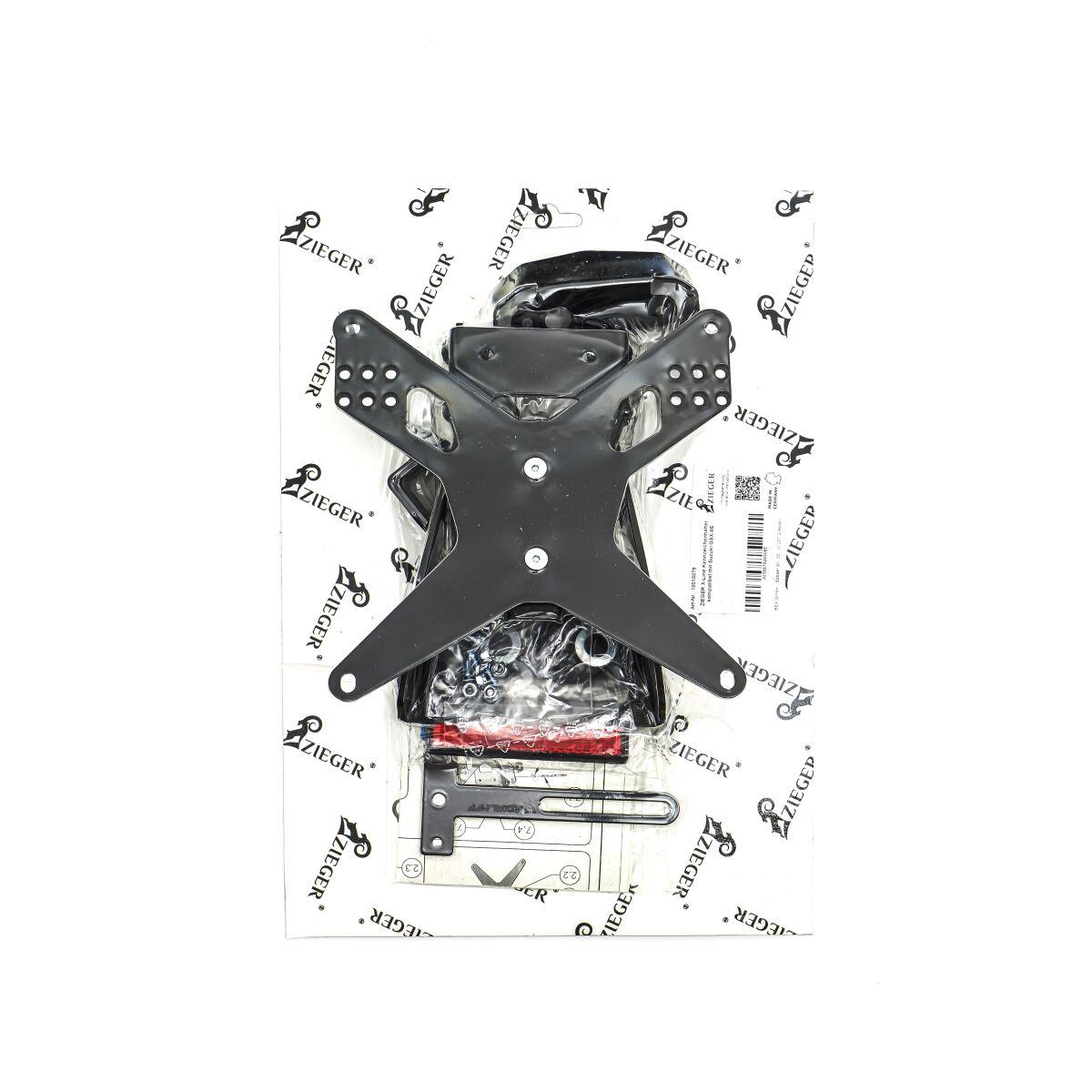 10010079 - Zieger License Plateholder Type E For Suzuki GSX-8R 800 ABS 2024 Rear