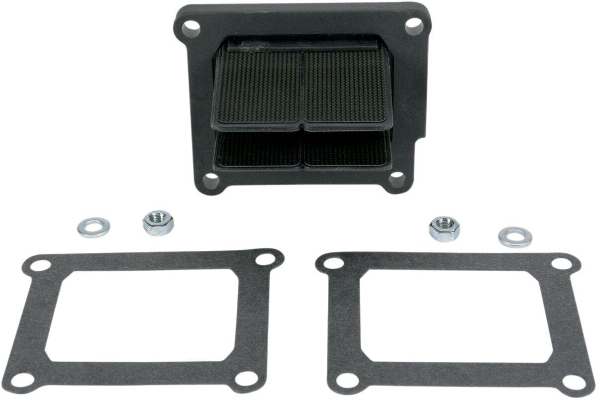 V302B - Moto Tassinari V-Force 3 Reed Valve Set For Suzuki RM 125 1989-2008 - Black