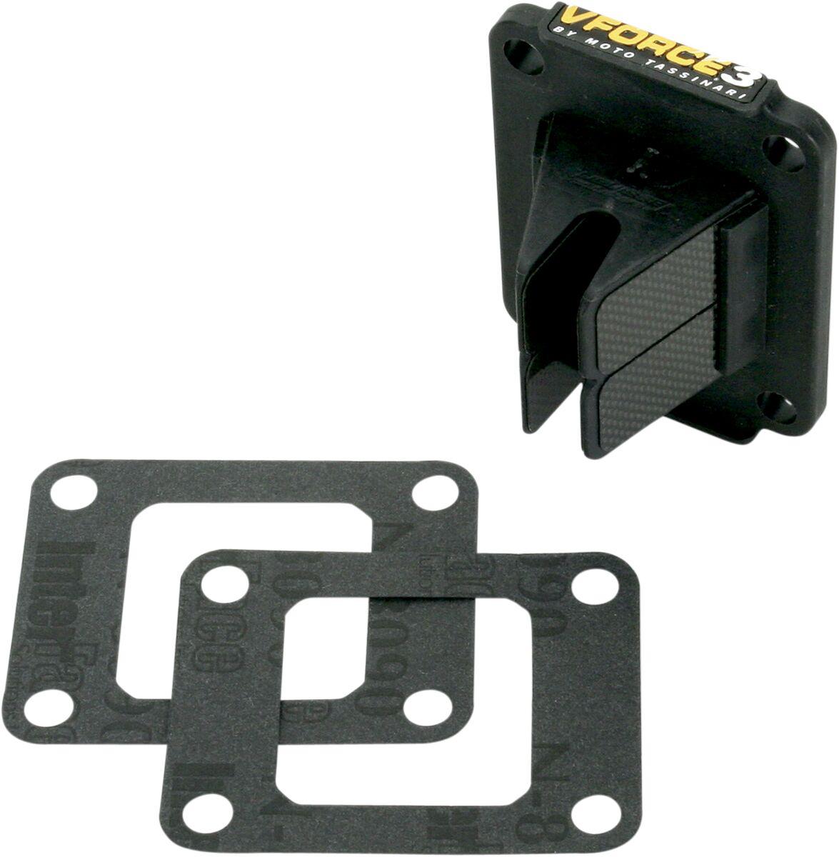 V364A - Moto Tassinari V-Force 3 Reed Valve Set For Kawasaki KX 60 A 1984-1985 - Black