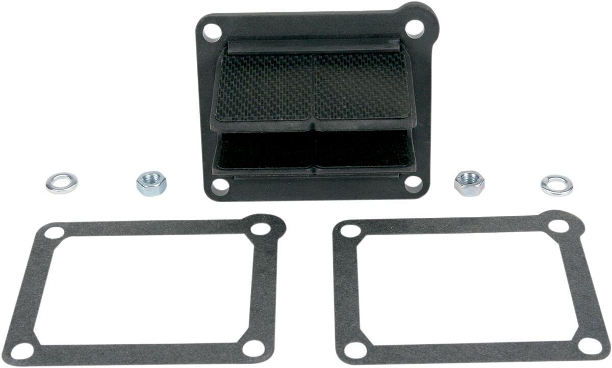 V303A - Moto Tassinari V-Force 3 Reed Valve Set For Kawasaki KX125 2003-2008 - Black
