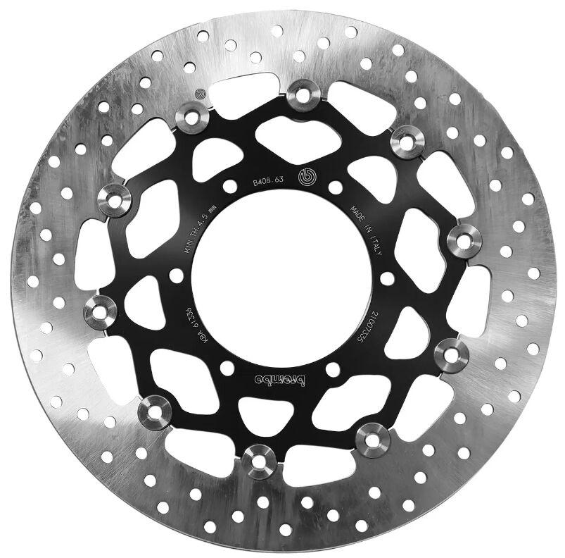 Brembo Black/Silver/Stainless Steel 78B40863 - Oro Prime Line Floating Brake Disc For Suzuki Gsx-R 1000 2009-2014 Front