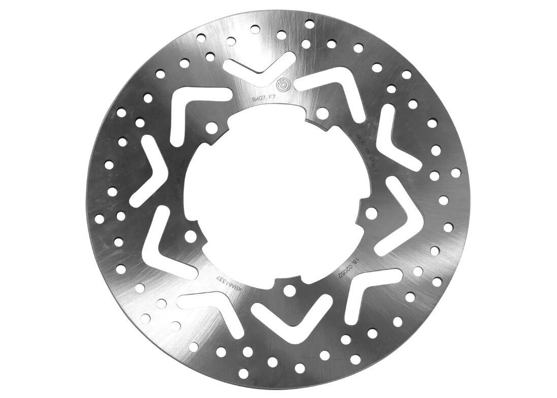 68B407F7 - Brembo Oro Prime Line Fixed Brake Disc For Yamaha HW 125 2012-2017 Front