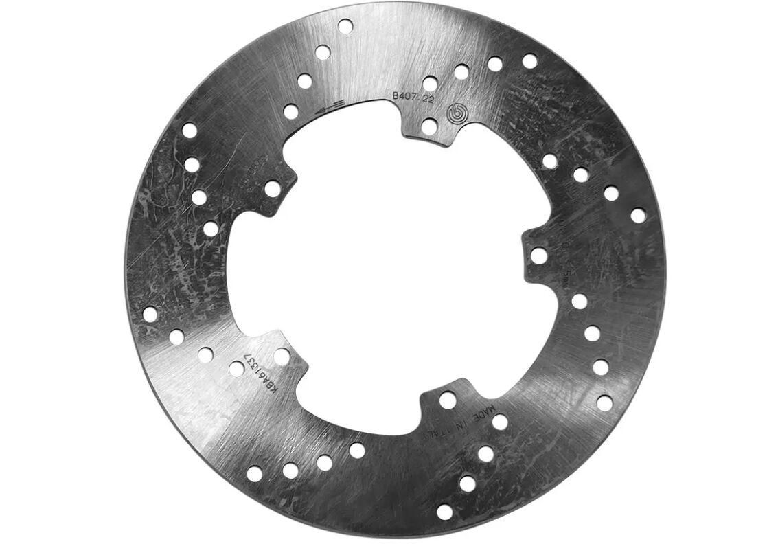 Brembo Silver/Stainless Steel 68B40722 - Oro Prime Line Fixed Brake Disc For Derbi Boulevard 50 2010-2017 Front