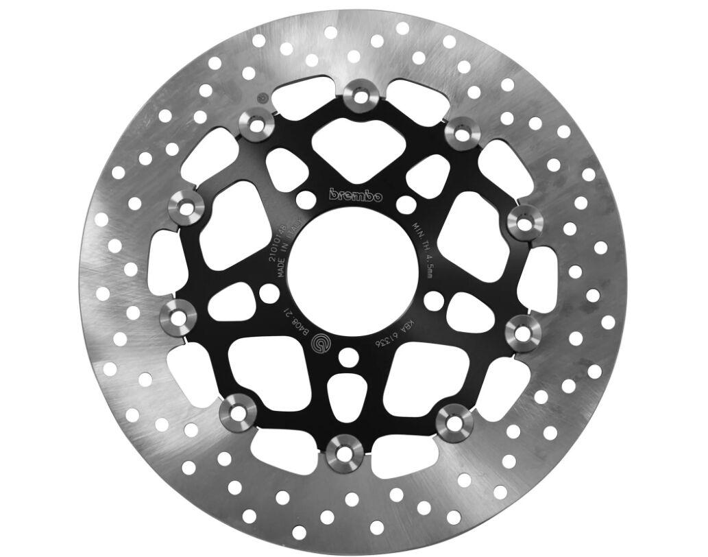 Brembo Black/Silver/Stainless Steel 78B40821 - Oro Prime Line Floating Brake Disc For Suzuki C 109 R Boulevard 2008 Front