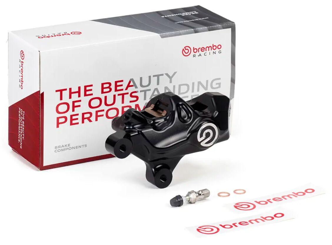 120B81471 - Brembo 484 Logopuro Upgrade Brake Caliper For Harley Davidson FLHR 1450 2000-2003 - Black