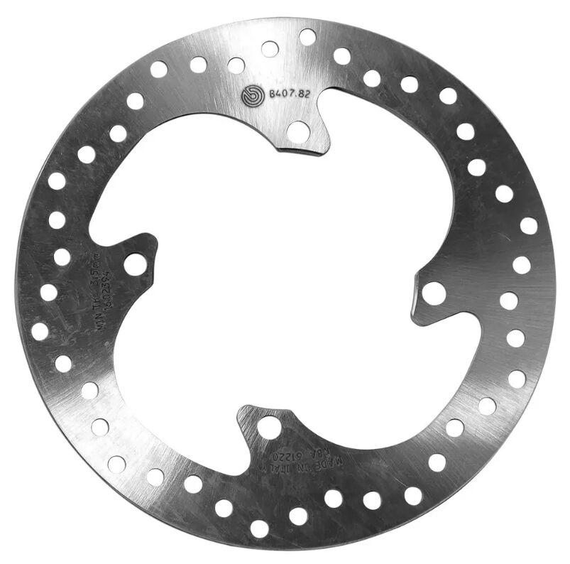 Brembo Silver/Stainless Steel 68B40782 - Oro Prime Line Fixed Brake Disc For Kawasaki Klx450r 2008-2020 Rear