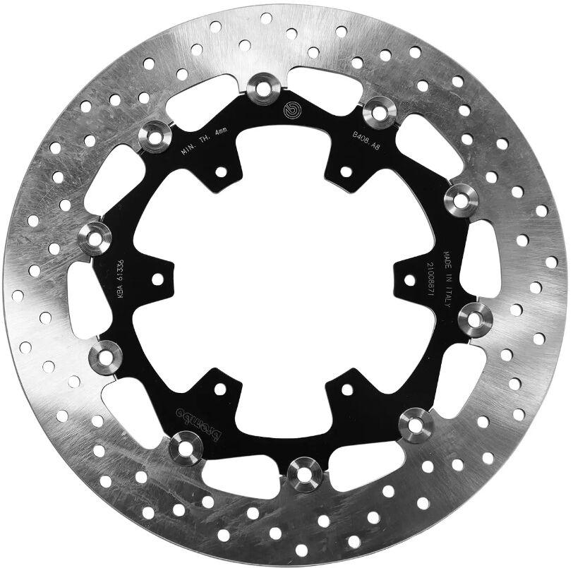 Brembo Black/Silver/Stainless Steel 78B408a8 - Oro Prime Line Floating Brake Disc For Husqvarna 701 Supermoto 2016-2017 Front