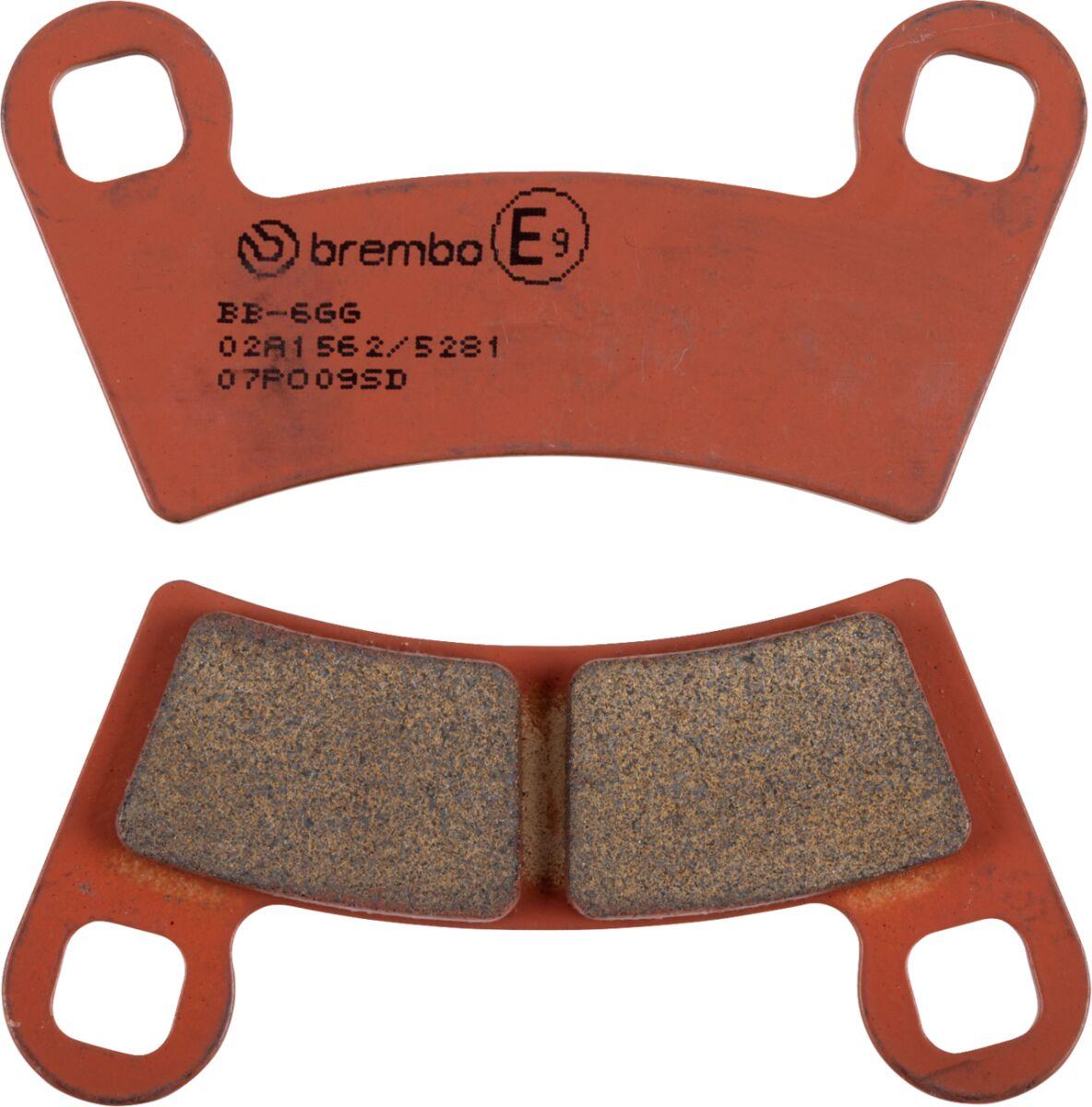 07PO09SD - Brembo SD Prime Sintered Brake Pads For Polaris Ranger RZR S 900 4X4 2015-2017 Rear