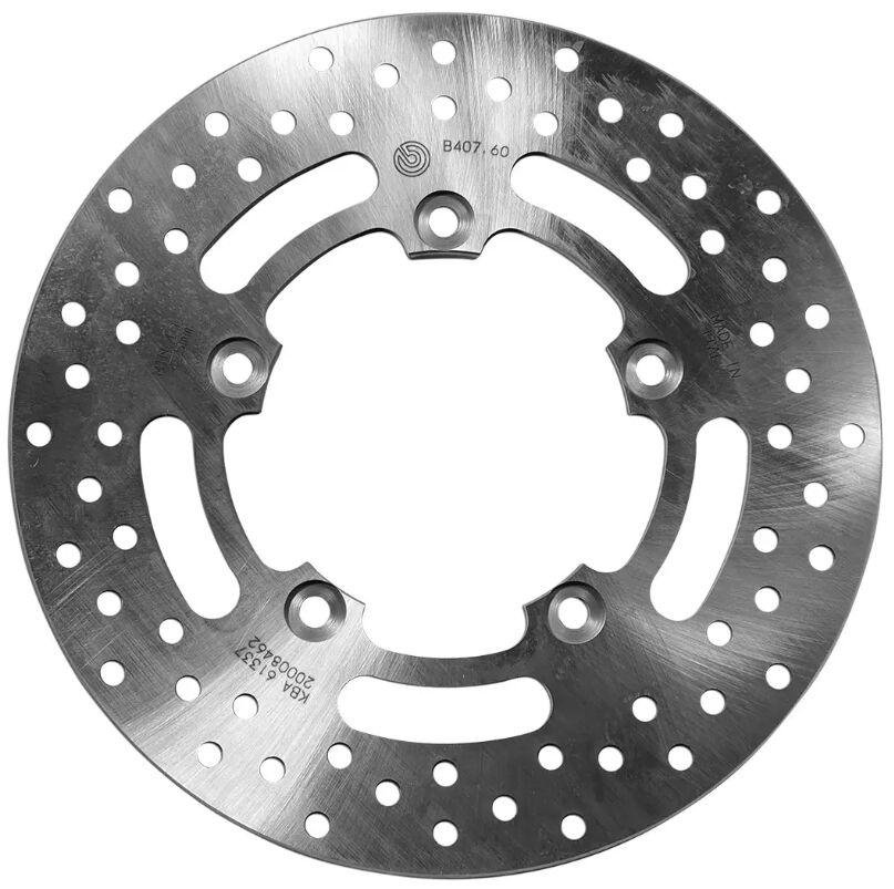 Brembo Silver/Stainless Steel 68B40760 - Oro Prime Line Fixed Brake Disc For Piaggio Beverly 125 I.e. 2010-2016 Rear