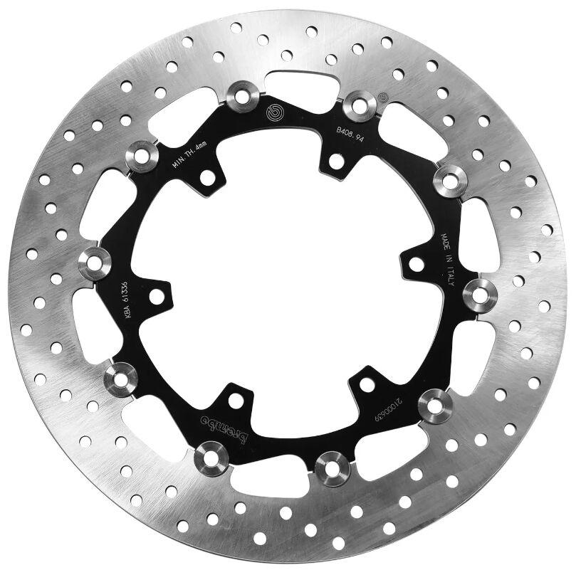 Brembo Black/Silver/Stainless Steel 78B40894 - Oro Prime Line Floating Brake Disc For Yamaha Fjr 1300 Abs 2003-2019 Front