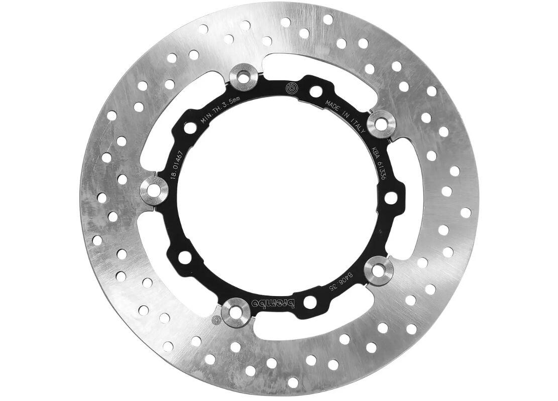 78B40835 - Brembo Oro Prime Line Floating Brake Disc For Yamaha XP 560 T-Max ABS 2020-2022 Front