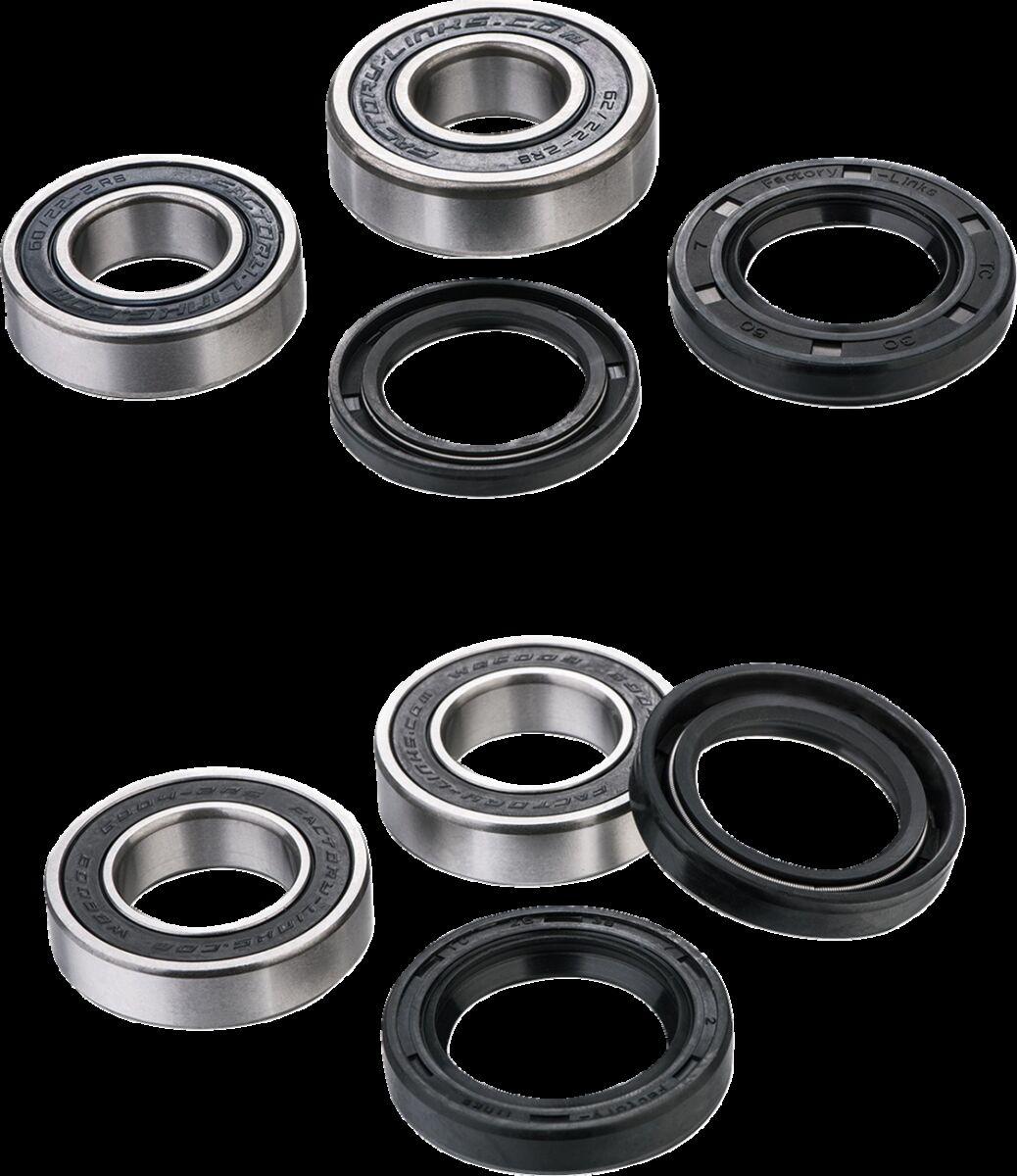 Factory Links Kwk-Y-002 - Wheel Bearing Kit For Yamaha Wrf250 2004-2019 Fits Front And Rear