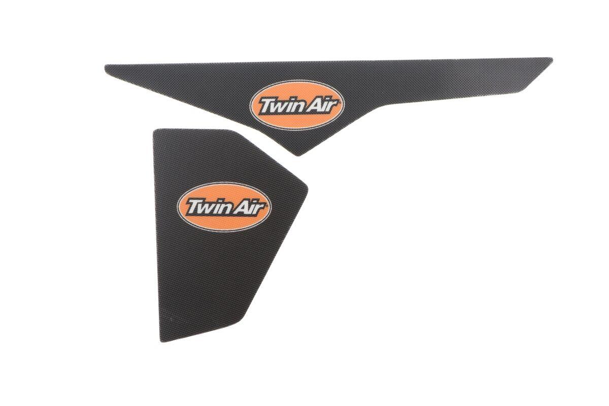 Twin Air Black/Orange 1600496N - Air Box Decals For Kawasaki Kx250 2021-2024