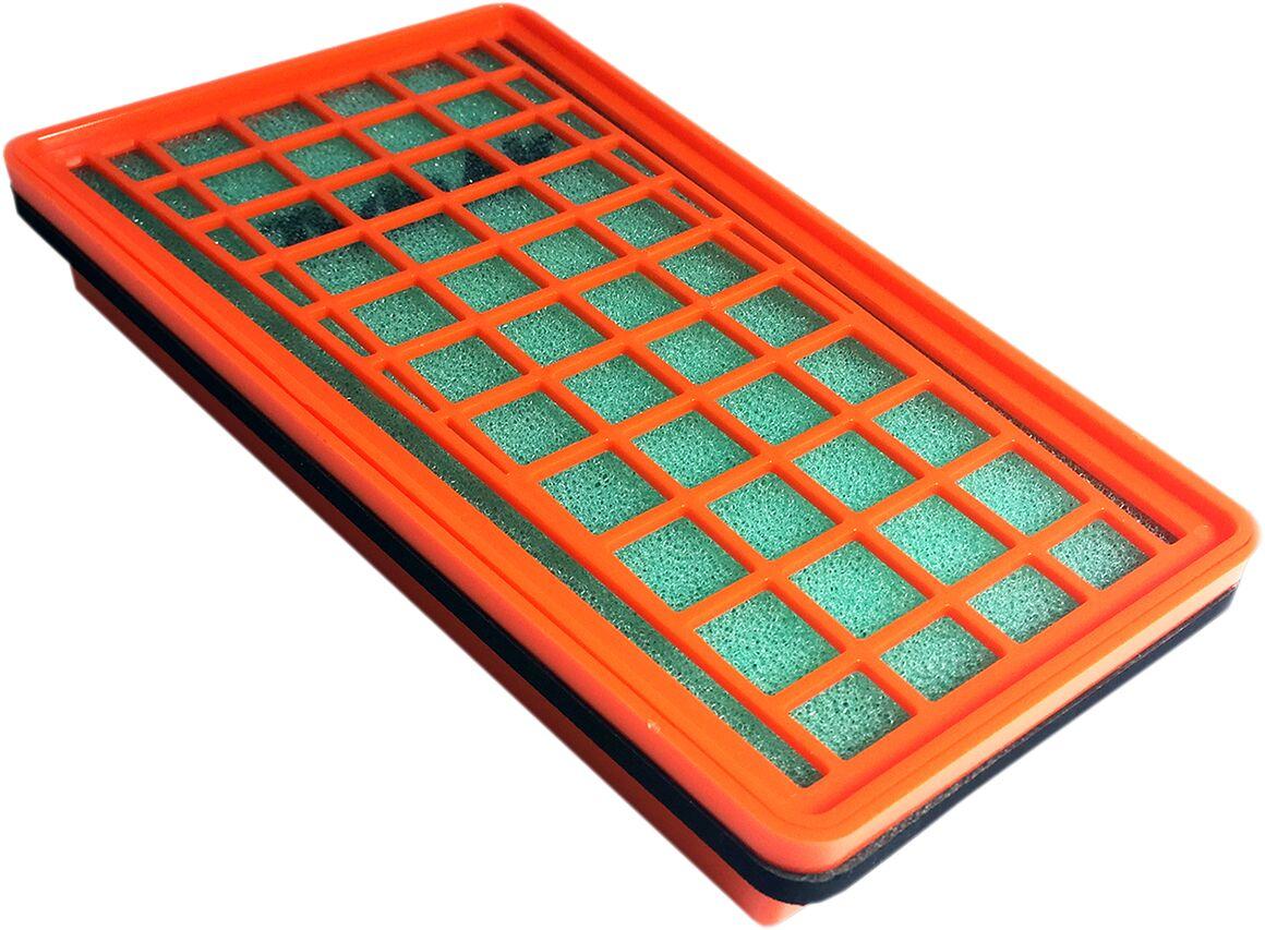 Twin Air Green/Orange 155510P - Backfire Air Filter With Cage For Husqvarna 701 Enduro 2016-2017
