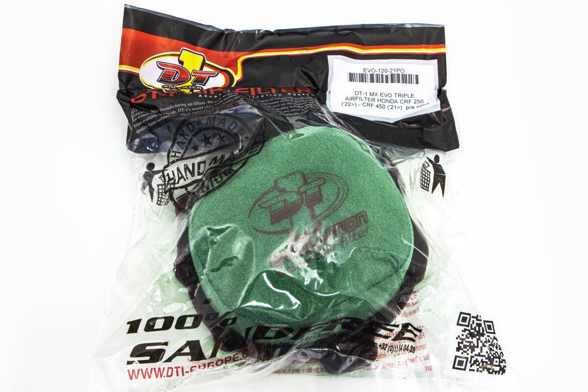 EVO-120-21PO - DT-1 Pre-Oiled Evo Air Filter For Honda CRF250F 2023-2025