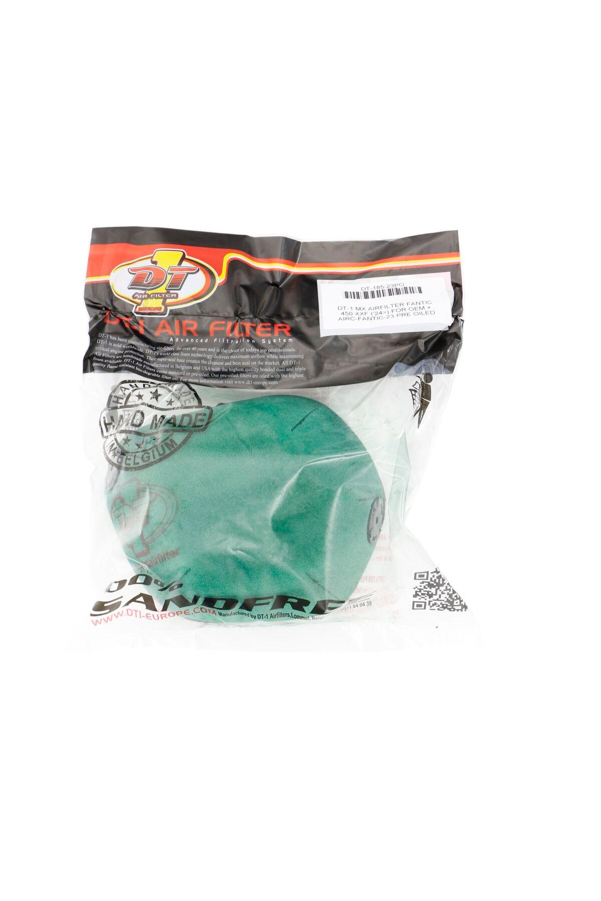 DT-190-23PO - DT-1 Pre-Oiled Air Filter For Gas Gas EC 250 2024-2025 - Green