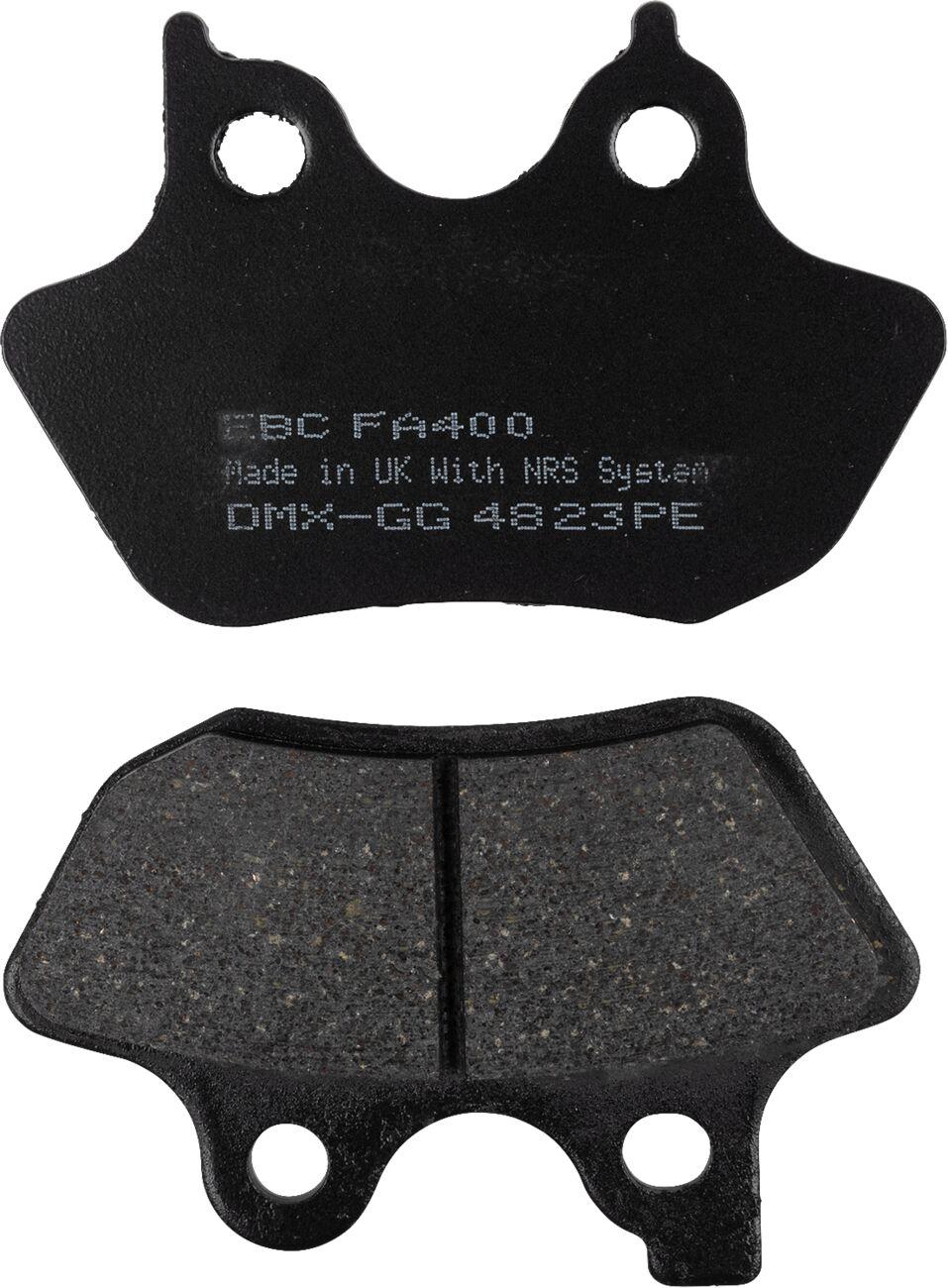 FA400 - EBC Organic Brake Pads For Harley Davidson FLHR 1450 Road King 2000-2003 Front