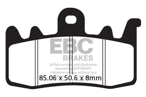 FA630 - EBC FA Series Organic Brake Pads For Benelli 752S ABS 2021-2023 Front