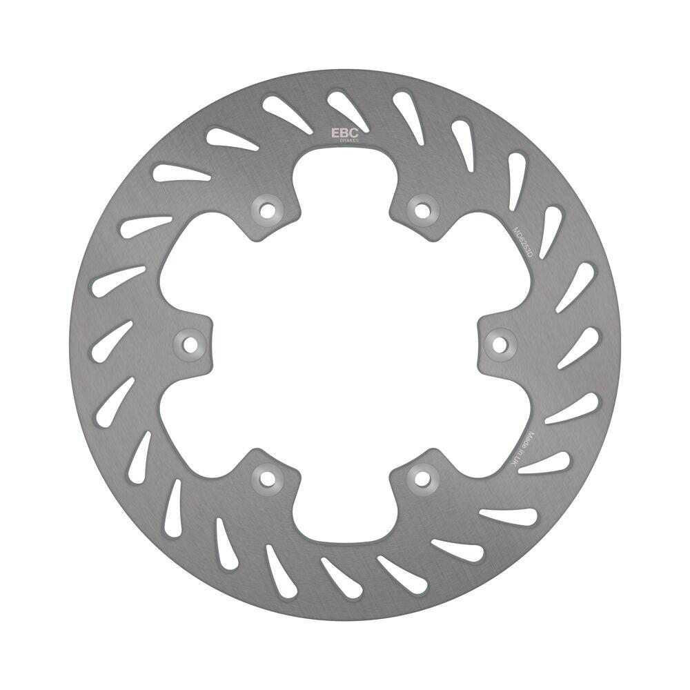 Ebc Silver/Stainless Steel Md6253d - Round D-Series Fixed Brake Disc For Gas Gas Ec125 1997-2010 Rear